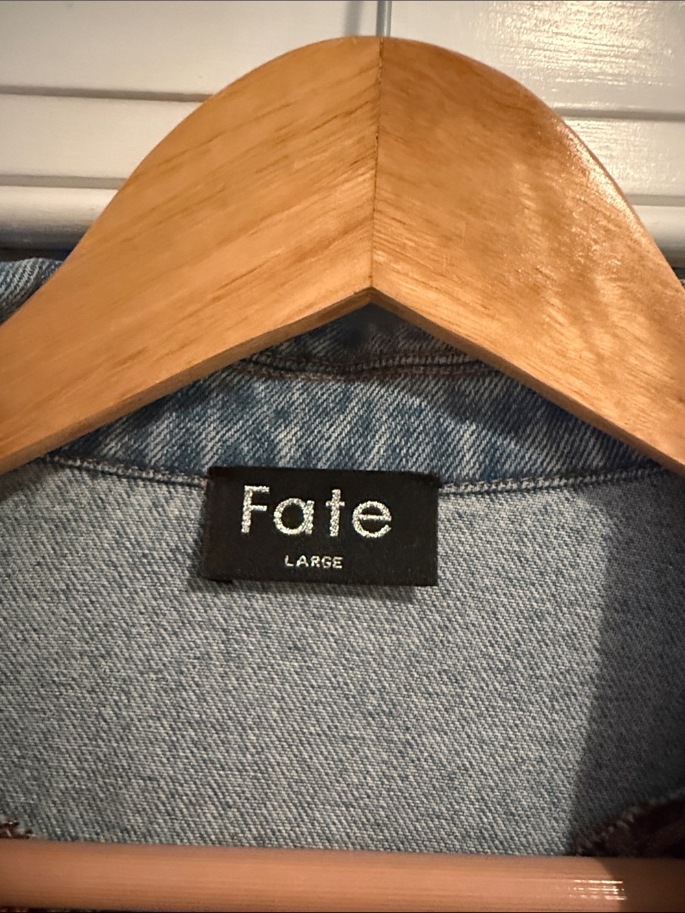 Fate Light Blue Denim/tapestry Jacket - Picture 3 of 5